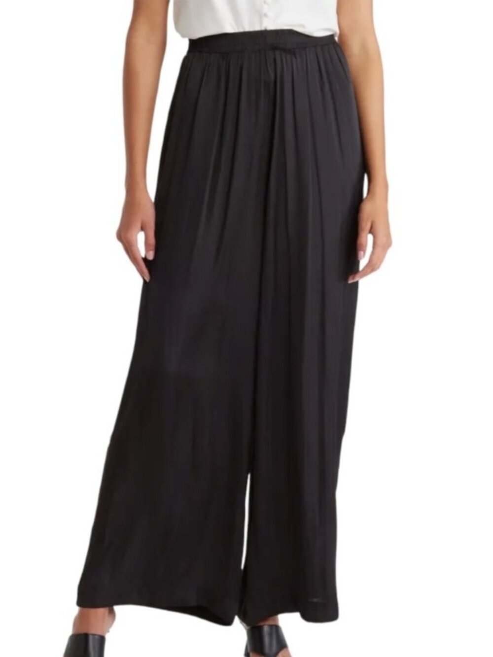 PHILOSOPHY Wide Legged Dark Grey Pants